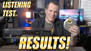 CD player listening test results! CAN you hear the difference?