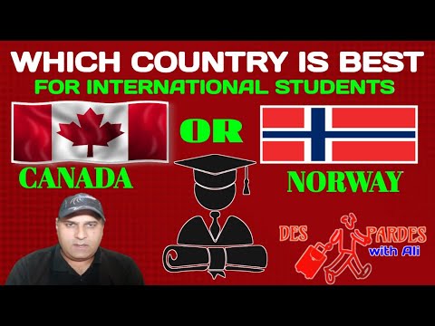 Which Country is Best For international Students Canada or Norway|Norway or Canada comparison
