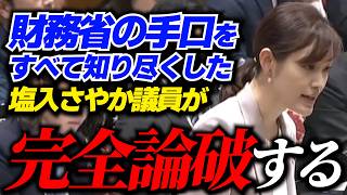 【お見事】財務省の聖域「消費税」に挑んだ「塩入さやか」の実力が本物すぎた