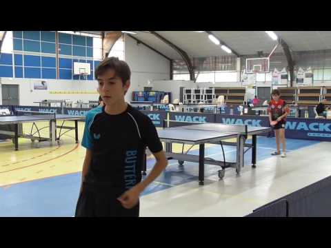 Léo Dubois - Guillaume Naury - Finale Critérium Fédéral -15 ans R2 Aquitaine Tour 1