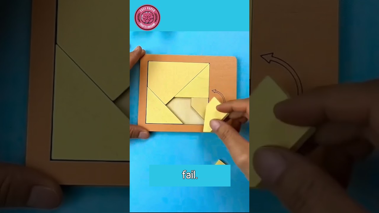 Tangram Puzzle | Can you solve one of the Oldest Puzzles ever? #shorts