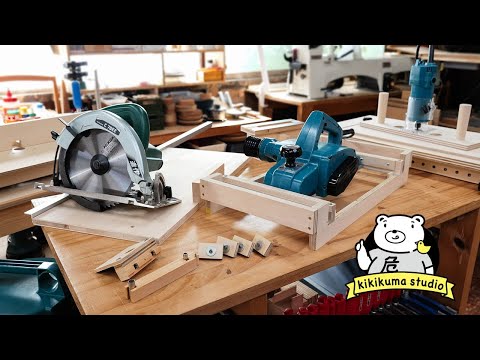 10 Essential Woodworking Jigs can do all basic work (subtitled)