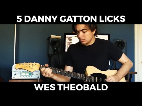 Danny Gatton Guitar Lesson - Country Rockabilly Guitar Licks | Wes Theobald
