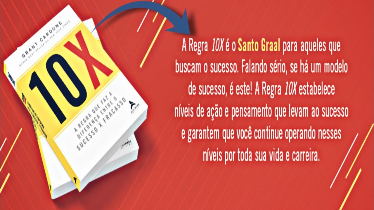 10x: A diferença entre o sucesso e o fracasso | Grant Cardone |Resumo de livros 📚