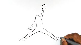 How to Draw the Jordan Logo