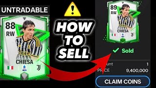 HOW TO SELL UNTRADABLE CARDS IN EA FC MOBILE 24? FULLY EXPLAINED!!! #eafcmobile