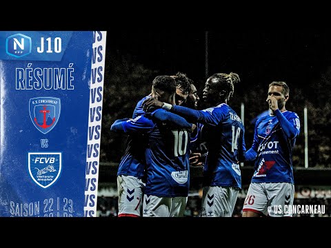 J10 | US Concarneau - FC Villefranche B. (4-1), le résumé | National FFF 2022-2023