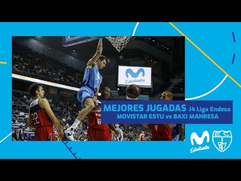 Mejores jugadas de Movistar Estudiantes ante Baxi Manresa (jornada 4 Liga Endesa 19-20)