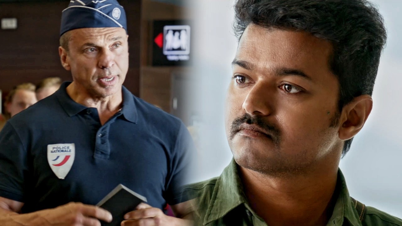 एयरपोर्ट पर सुरक्षा गार्ड ने पूछताछ के लिए Vijay को हिरा?