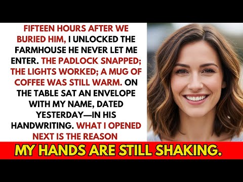 After my husband's funeral, I visited his forbidden farmhouse—what I saw there completely froze me..