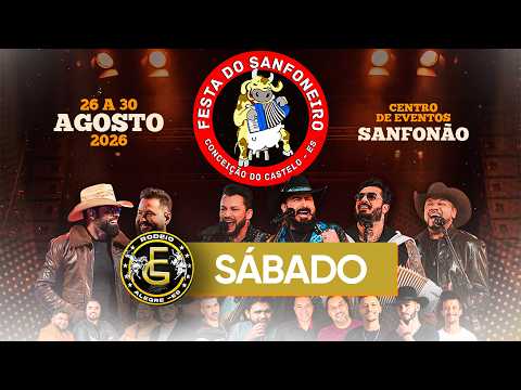 FESTA DO SANFONEIRO 2026 🎶🤠🔥 CONCEIÇÃO DO CASTELO-ES (SÁBADO)