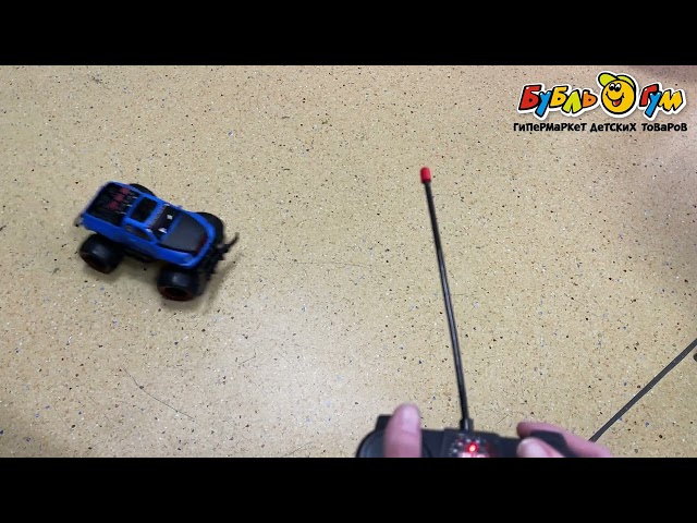 Джип Monster Truck р/у черно-синий 1:16 - видео
