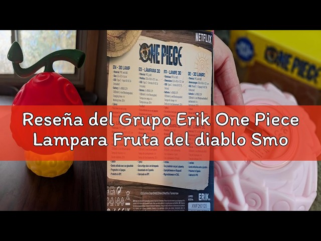 Vídeo relacionado con Grupo Erik Taza One Piece, La Fruta del Diablo - Tazas grande desayuno