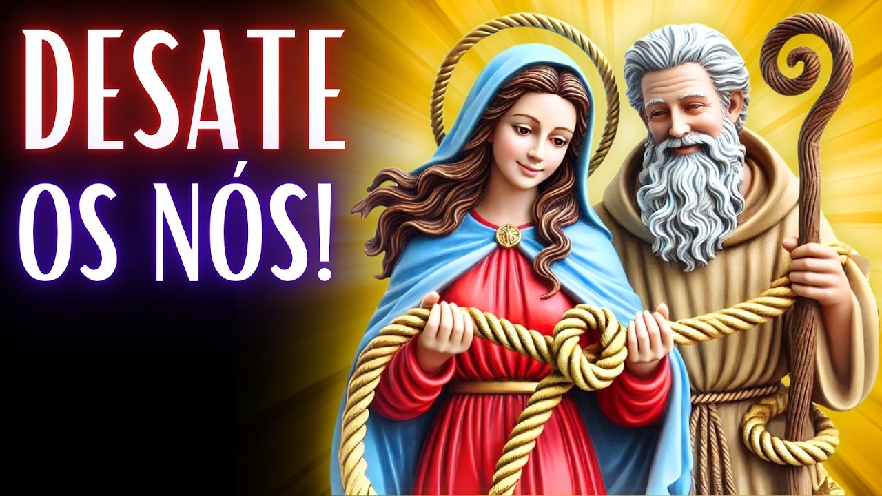 ✨ORAÇÃO A NS DESATADORA DOS NÓS E SÃO BENTO PARA DESATAR TUDO!