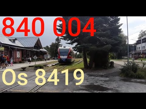 Z trate: príjazd Delfína 840 004 na Os 8419 do Tatranskej Lomnice( 15.8.2020)