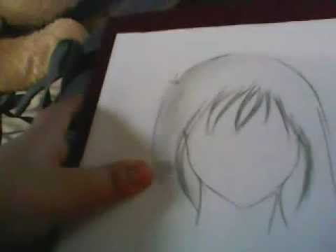 how to draw a crying anime girl - YouTube