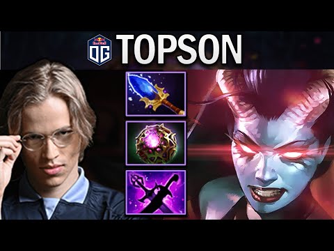 OG.TOPSON QUEEN OF PAIN WITH OCTARINE-KAYA AND SANGE - DOTA 2 7.29 GAMEPLAY