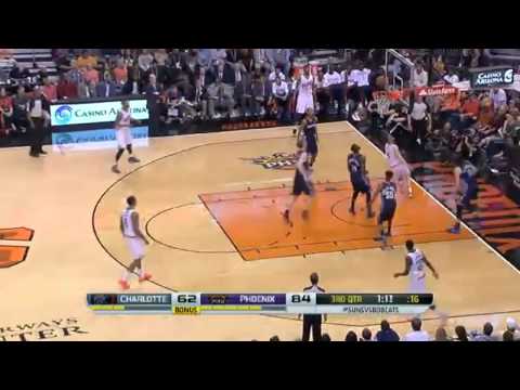 Goran Dragic Twist and Turn | Bobcats vs Suns | February 1, 2014 | NBA 2013-14 Season