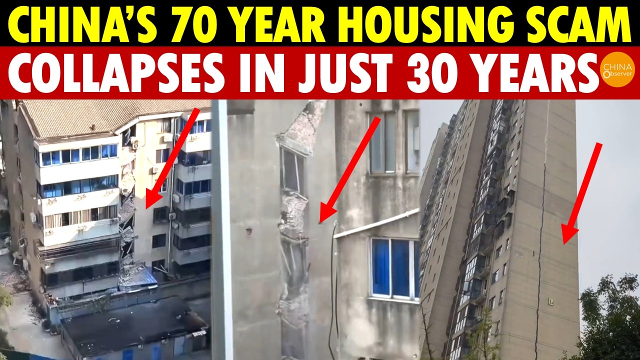China’s 70-Year Housing Is A Total Scam: Buildings Collapse In 30 Years, Crumble Like Tofu