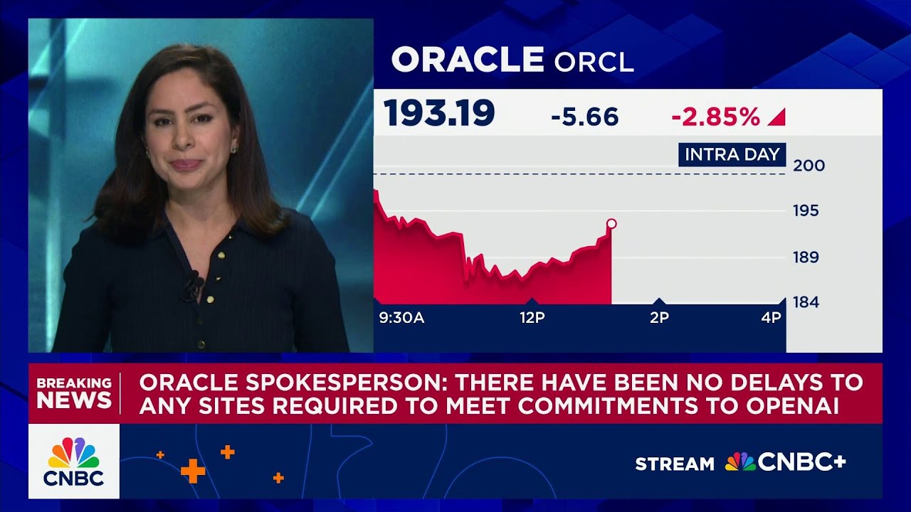 Oracle Reaffirms OpenAI Partnership Amidst Market Jitters - Video