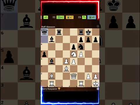 Garry Kasparov vs Ralf Akesson | World Junior Championship 1980 | Dortmund FRG, rd 6 Aug 23