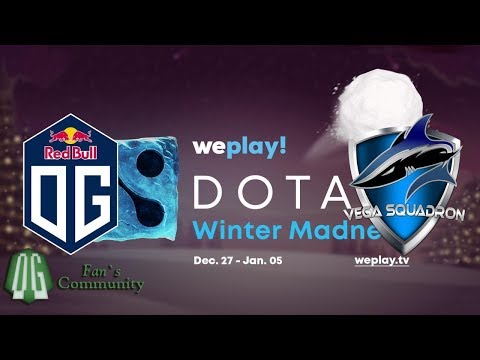 OG vs Vega - Game 2 - WePlay! Dota 2 Winter Madness - Quarterfinal.