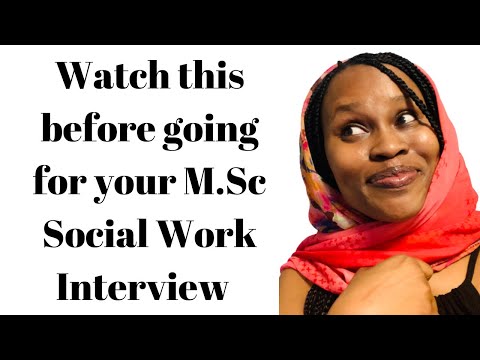MASTERS IN SOCIAL WORK INTERVIEW QUESTIONS AND TIPS 🇬🇧