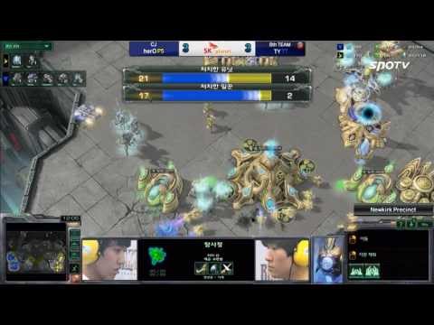 [0513] herO (CJ) vs. TY (8th)  PvT  7 SET Newkirk Precinct  -Starcraft2,esportstv,SPL