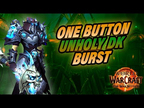 CRAZY One Button BURST Macro for Unholy Death Knight | One Macro a Day