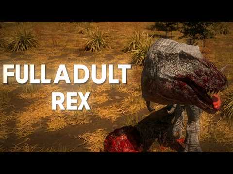 HOW I SURVIVED TO FULL ADULT │ T REX LIFE │ THE ISLE