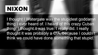 RIchard Nixon and Al Haig Talk About Use of CIA in Watergate Cover-Up May 11 1973