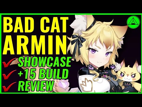 Bad Cat Armin Showcase! 🤔 (+15 PVP, Review & Build) Epic Seven