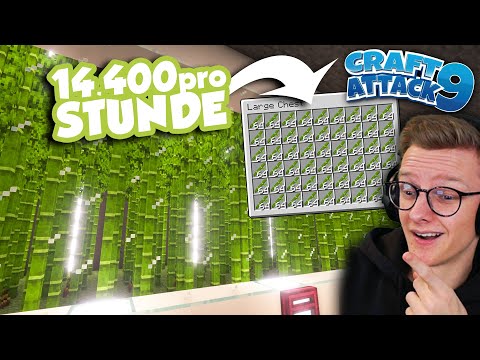 Zweite XXL Bamboo Farm! 14400/Stunde! - CraftAttack 9! #64