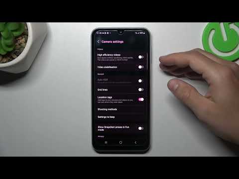 How to Manage Photo Location Tag on SAMSUNG Galaxy A05S?