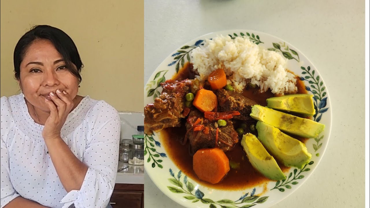 Platicando sobre mi salud mientras cocino un estofado de costilla 