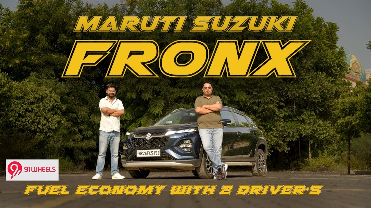 Maruti Fronx 1.0 Manual Mileage Run | Two Drivers | Different Driving Style Maruti Fronx 1.0 Manual Mileage Run | Two Drivers | Different Driving Style