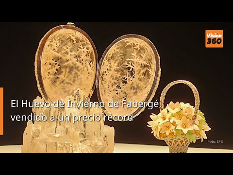 El Huevo de Invierno de Fabergé, vendido a un precio récord