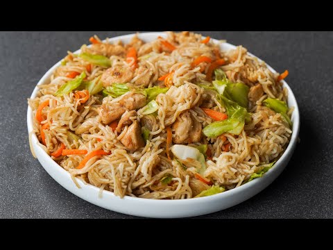 Spicy Chicken Noodles Recipe | Chicken Hakka Noodles | Easy Chicken Noodles | N'Oven Foods
