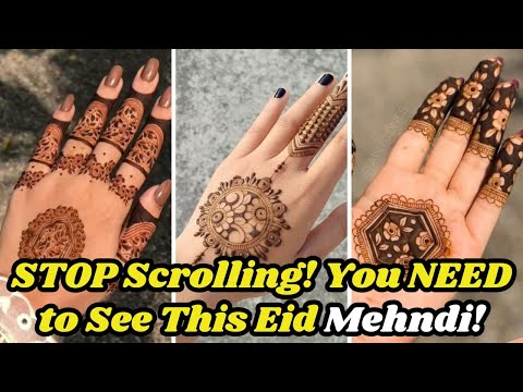 🌙 Easy Mehndi Designs Gol Tikki 2025 I Simple & Beautiful Henna Art I Mehndi Designs