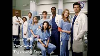 Grey&#39;s anatomy S1E07 - Downtown - Tegan and Sara