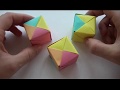Как сделать Кубики оригами | How to make a Paper Cube 