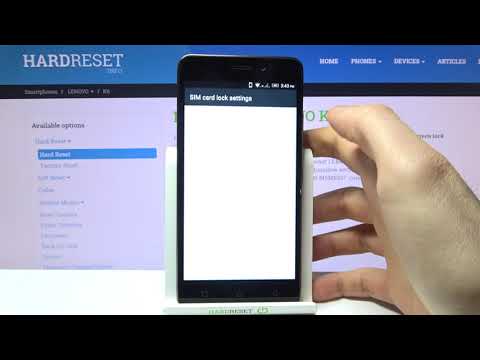 How to Set SIM PIN Code in LENOVO K6 – Protect SIM Card