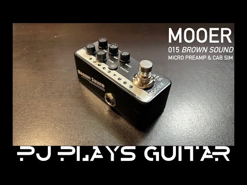 Mooer 015 Brown Sound Micro Preamp Demo (No Talking)
