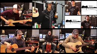 Merle Haggard - Poor Broke Mixed Up Mess Of A Heart; One man band split screen cover