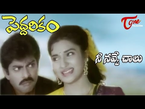 Peddarikam Songs - Nee Navve Chalu - Jagapathi Babu - Sukanya