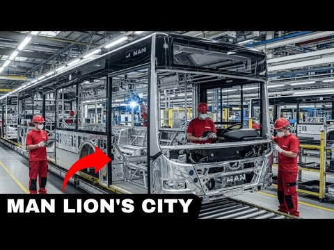 Inside MAN Lion’s City Factory — Step-by-Step Bus Production | Smart European Manufacturing