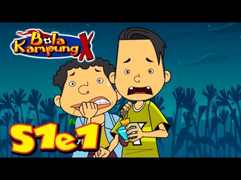 🇲🇾 Bola Kampung X | S1E1 | Pelawat Dari Angkasa Lepas (Malay) | Kartun Kanak-Kanak