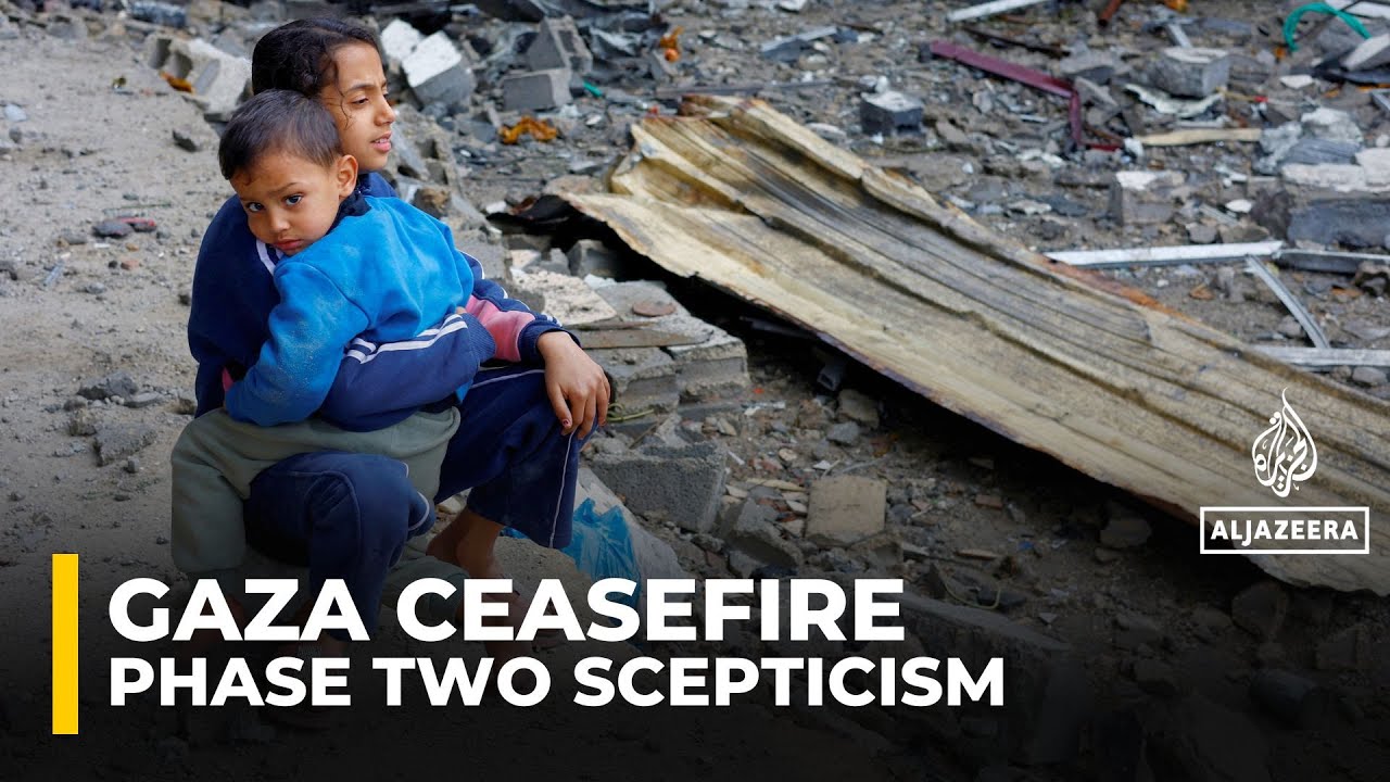 Displaced Palestinians weigh hope and doubt over phase two of Gaza ceasefire