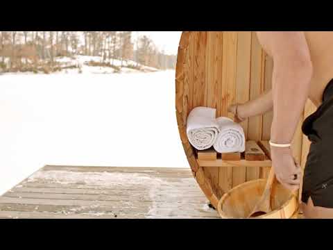 Sauna in the Winter Wonderland