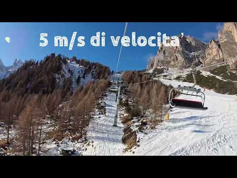 RISALITA INTEGRALE INVERNALE DELLA SEGGIOVIA LEITNER ( N.50 ) FORCELLES